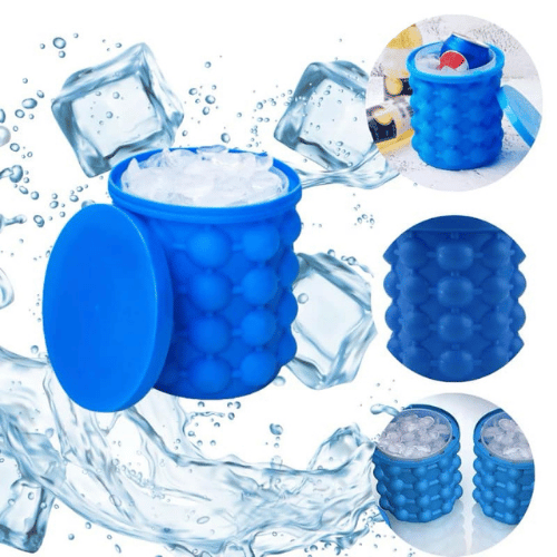 MOLDE PARA CUBITOS DE HIELO DE SILICONA