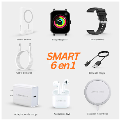MEGA COMBO (SMARTH WATCH 6 EN 1)