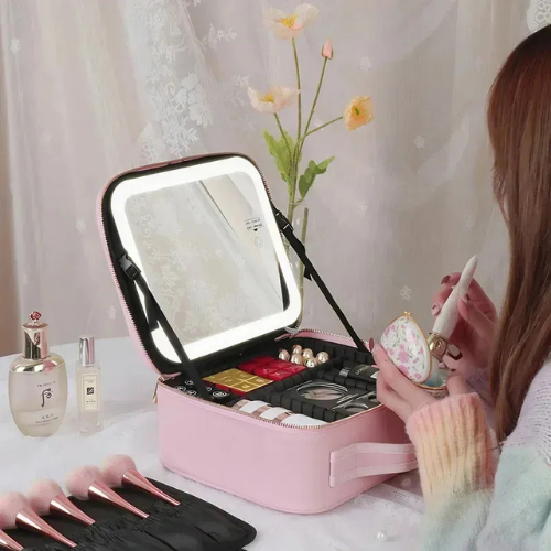 MALETÍN DE MAQUILLAJE PARA VIAJE