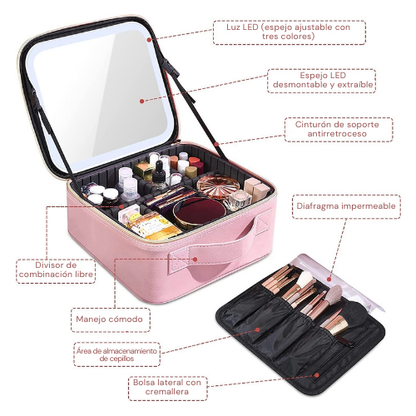 MALETÍN DE MAQUILLAJE PARA VIAJE