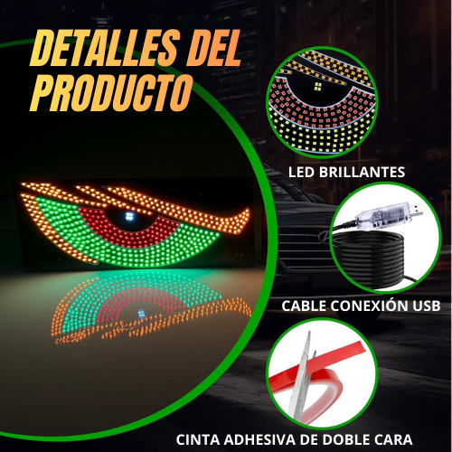 OJOS LED PARA AUTO