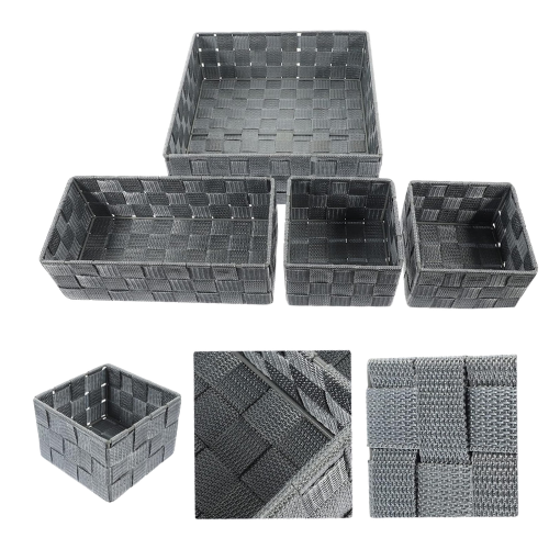 ORGANIZADOR DE 4 CESTAS MULTIUSO