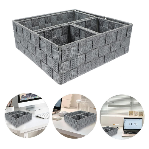 ORGANIZADOR DE 4 CESTAS MULTIUSO