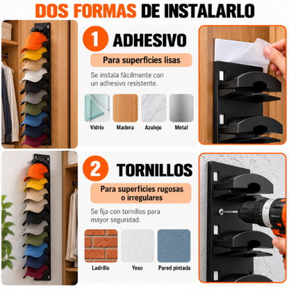 ORGANIZADOR DE GORRAS
