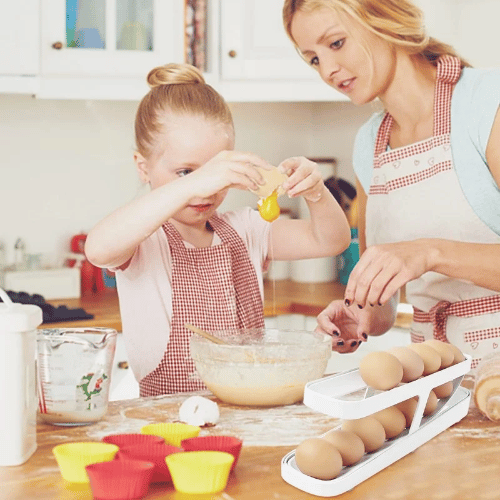 ORGANIZADOR DE HUEVOS DESLIZABLE