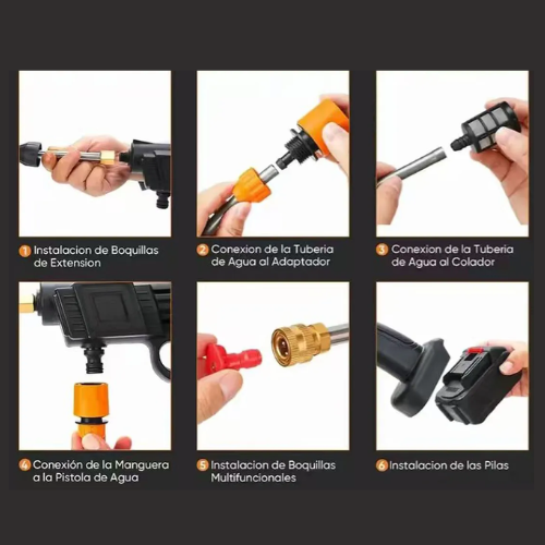 PISTOLA HIDROLAVADORA INALÁMBRICA