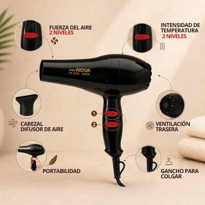 SECADOR DE PELO 2000W