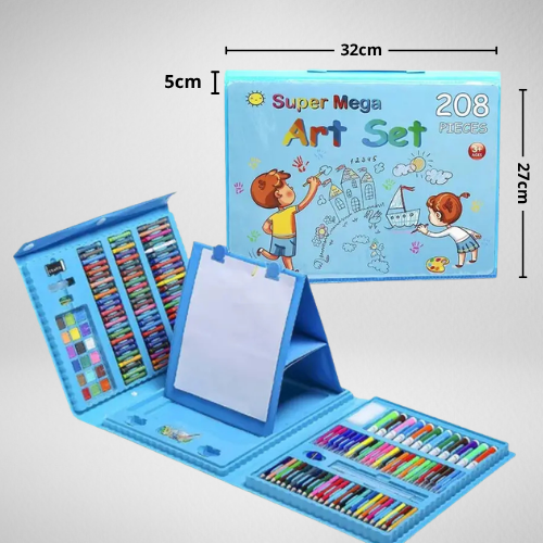 SET DE ARTE Y DIBUJO DE 208 PIEZAS