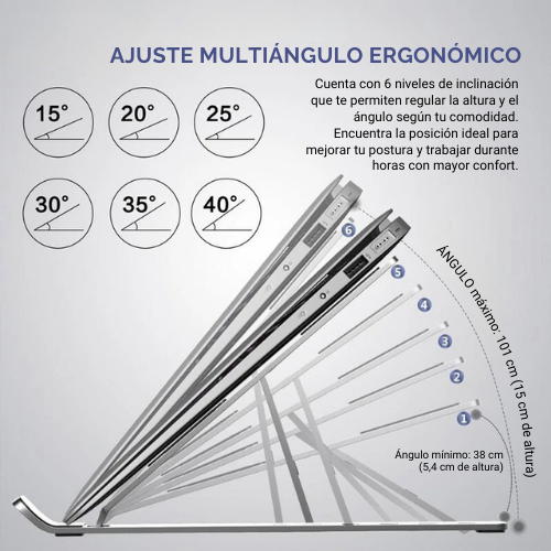 SOPORTE AJUSTABLE PARA LAPTOP