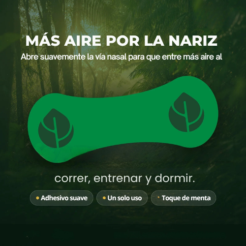 TIRAS NASALES PARA DEPORTISTAS
