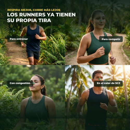 TIRAS NASALES PARA DEPORTISTAS