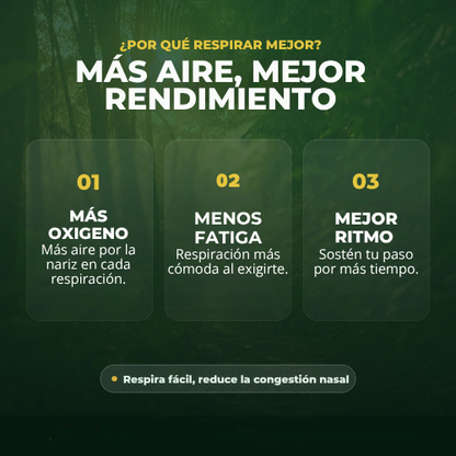 TIRAS NASALES PARA DEPORTISTAS