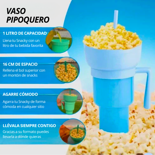 VASO PIPOQUERO 2 EN 1